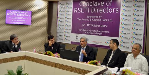 J&K Bank conducts  Conclave of RSETI Directors
