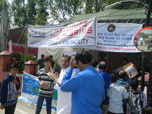 JK Bank's refreshment camp for Khir Bhawani devotees