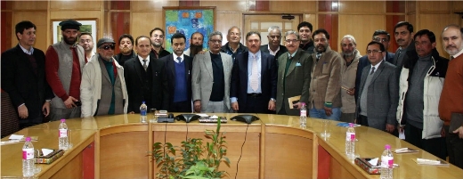 KTMF delegation calls  on Chairman J&K Bank