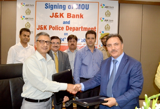 JK Police becomes the most favored client of JK Bank