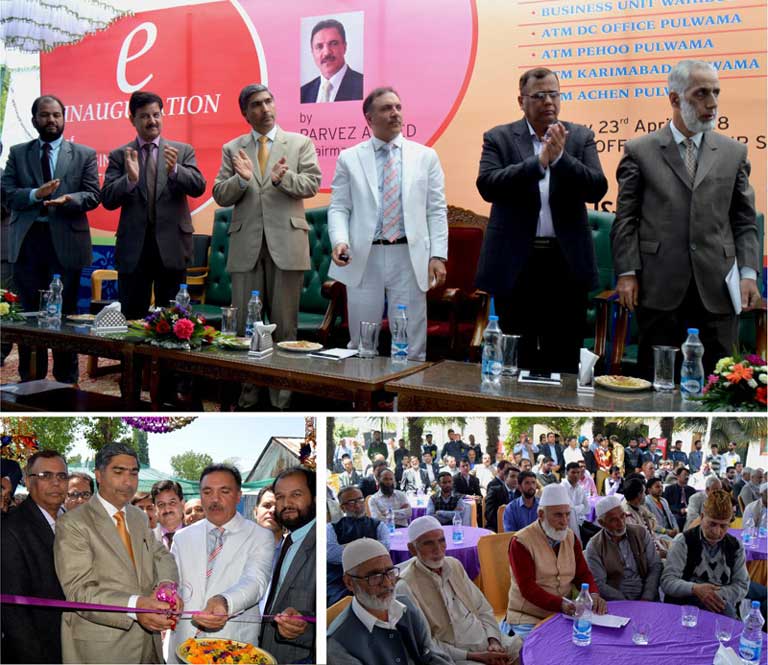 J&K Bank Chairman inaugurates 2 Business Units, 4 ATMs in Pulwama…