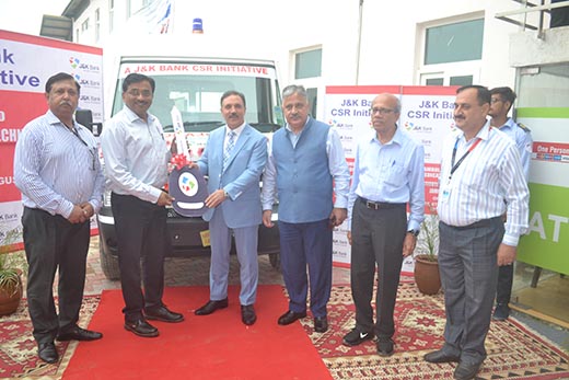 J&K Bank donates ambulance to IIT Jammu