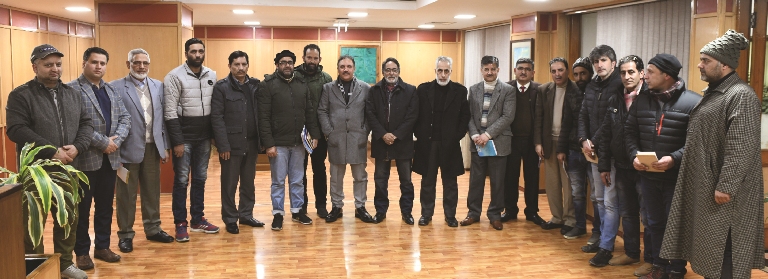 KTMF Delegation meets Chairman J&K Bank