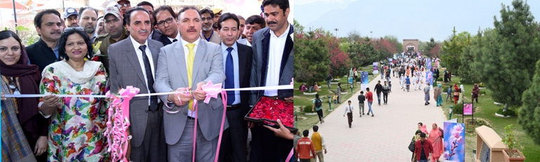 Fifty thousand people visit the Spring Festival organized by JK Bank i…