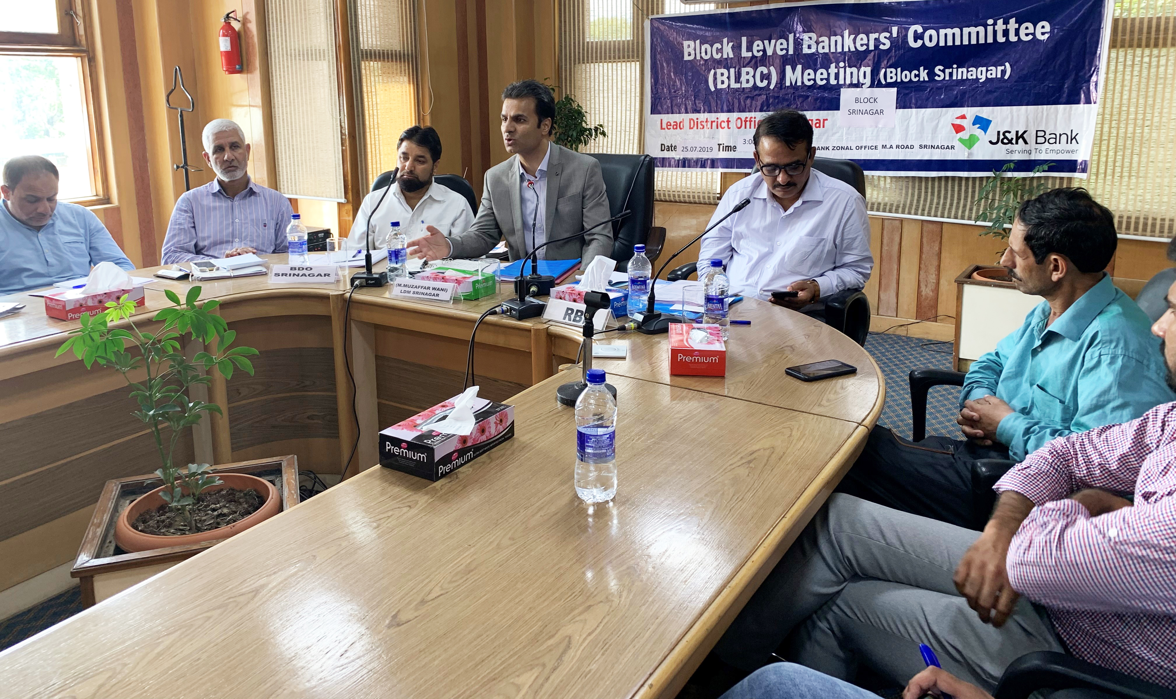 J&K Bank conducts BLBC Meetings