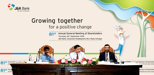 J&K Bank holds 81st Shareholders' Meet