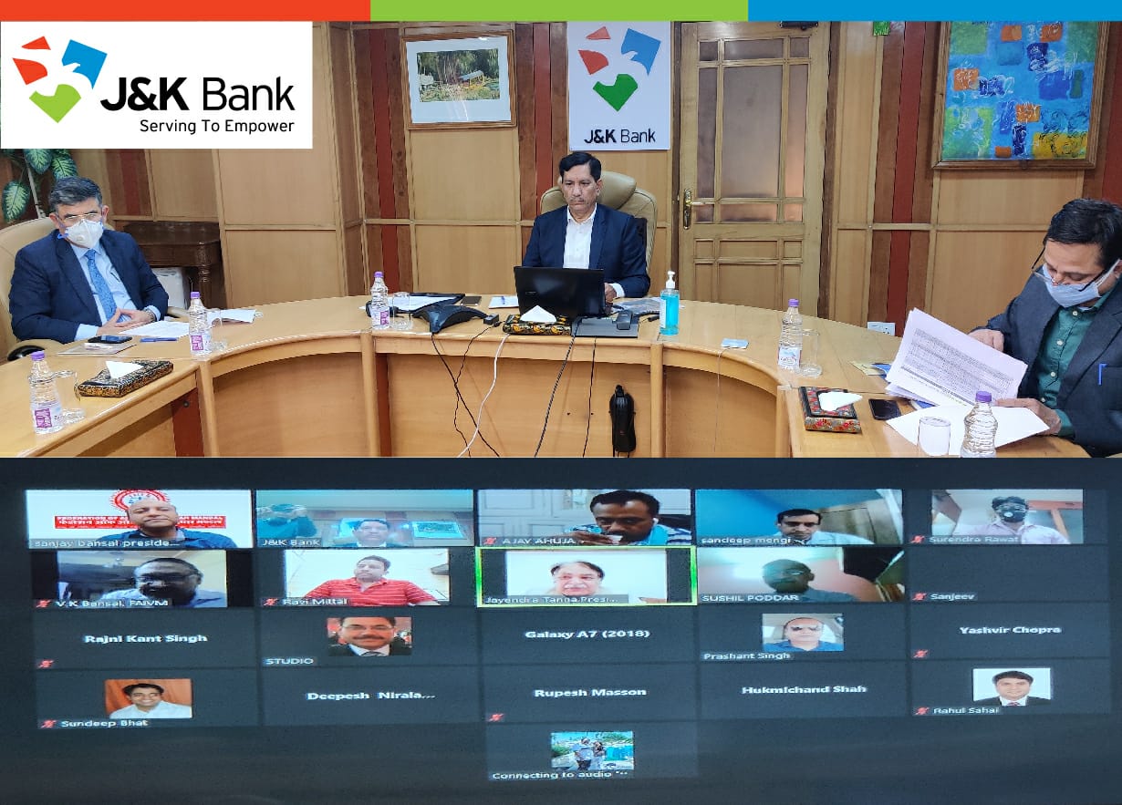 J&K Bank lauded for its whole-hearted support to  businesses