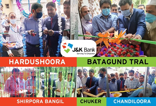 J&K Bank opens 2 Business Units, 3 Easy Banking Units in Kashmir