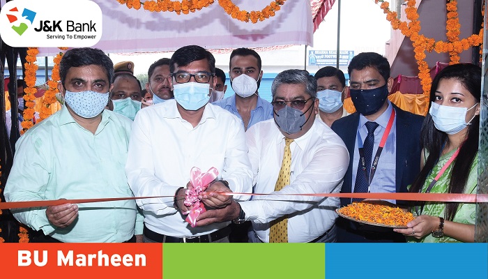 DDC Kathua inaugurates new premises of J&K Bank BU Marheen