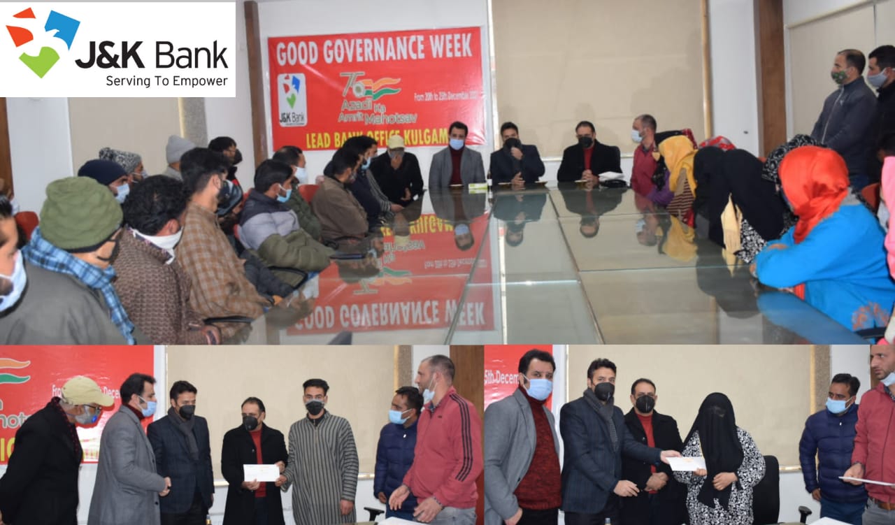 J&K Bank disburses 50 loan cases under government sponsored scheme…