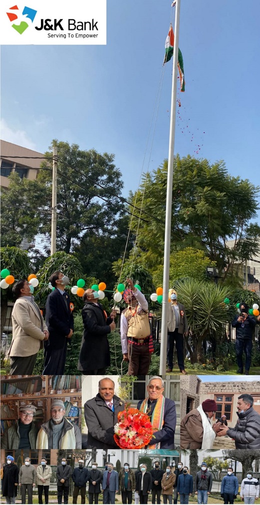 J&K Bank celebrates 73rd Republic Day