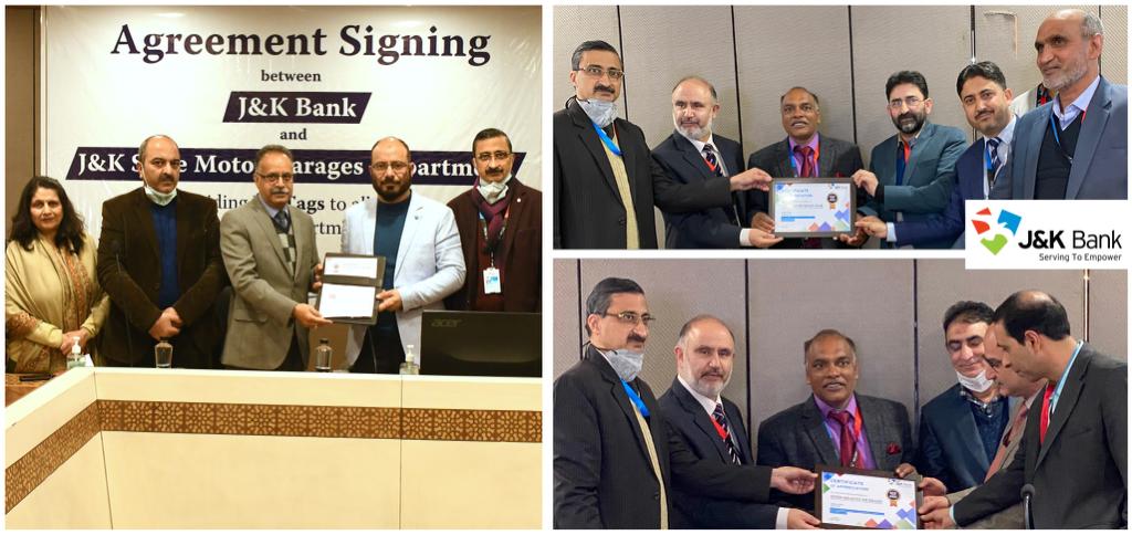 J&K Bank felicitates best performers under OTS-2021, signs agreeme…