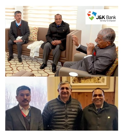 J&K Bank MD calls on Lieutenant Governor  Ladakh