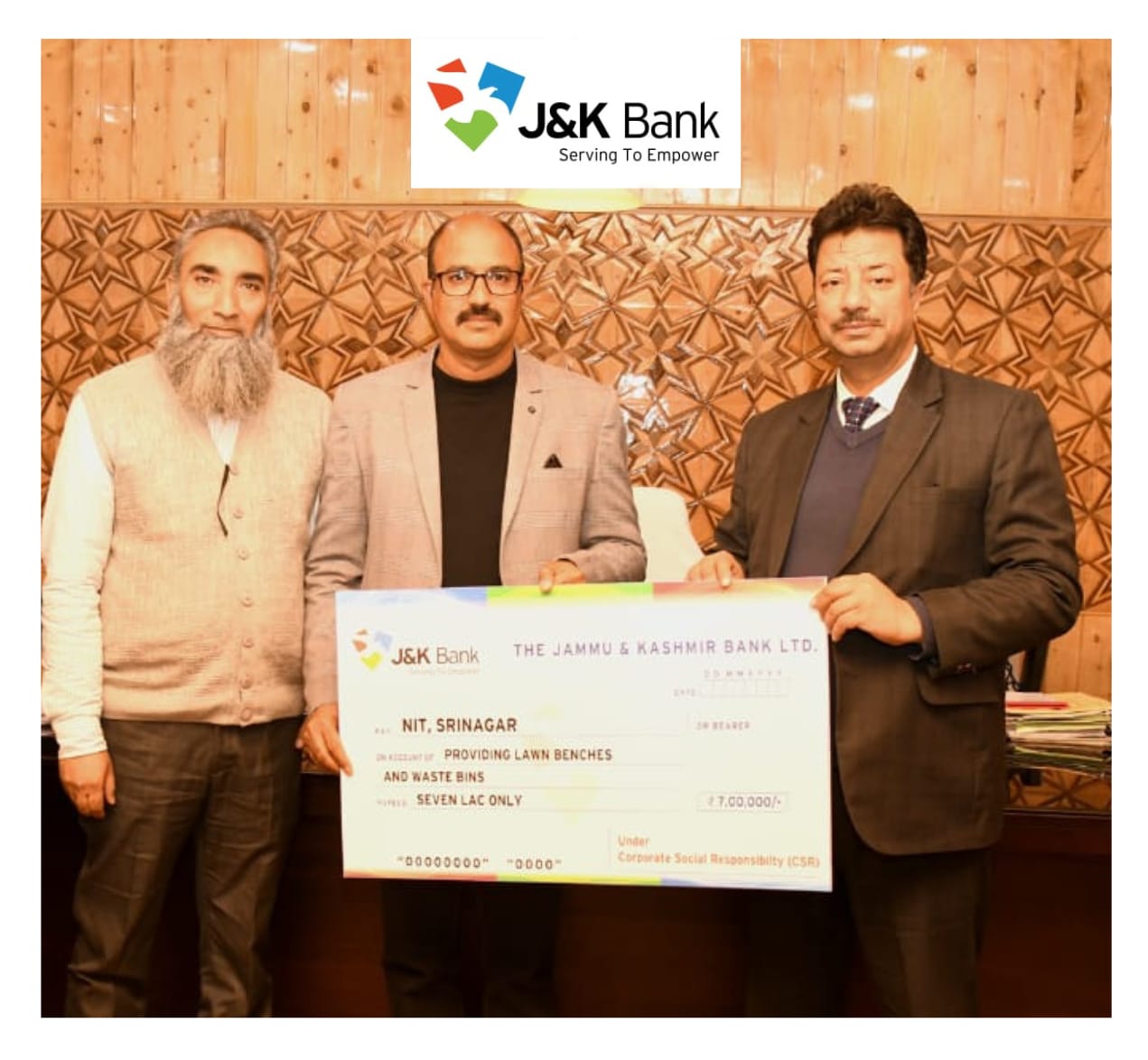J&K Bank collaborates with NIT Srinagar for its Green Campus Initi…