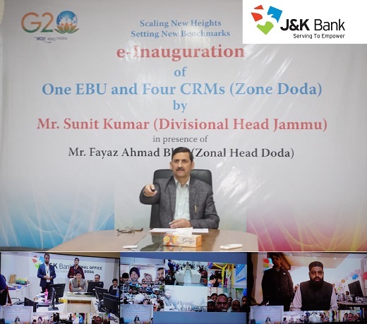 J&K Bank opens 5 banking touch-points for public in Doda