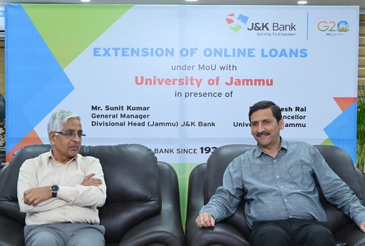 J&K Bank extends instant digital loan facility to Jammu University…