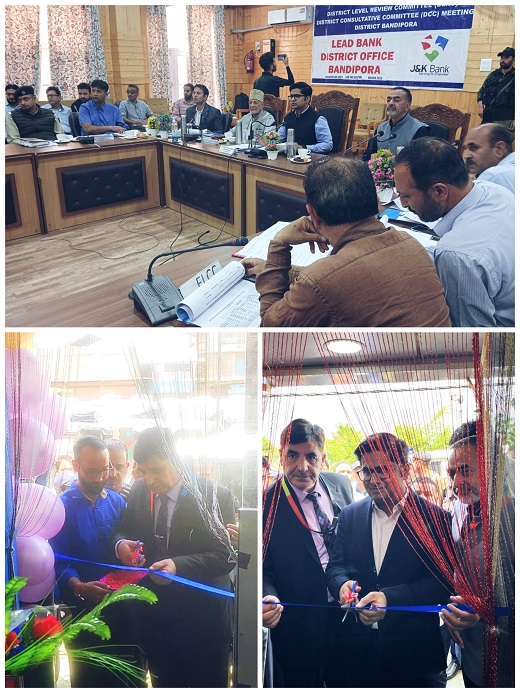 J&K Bank conducts DLRC meet in Bandipora, commissions 2 Cash Recyc…