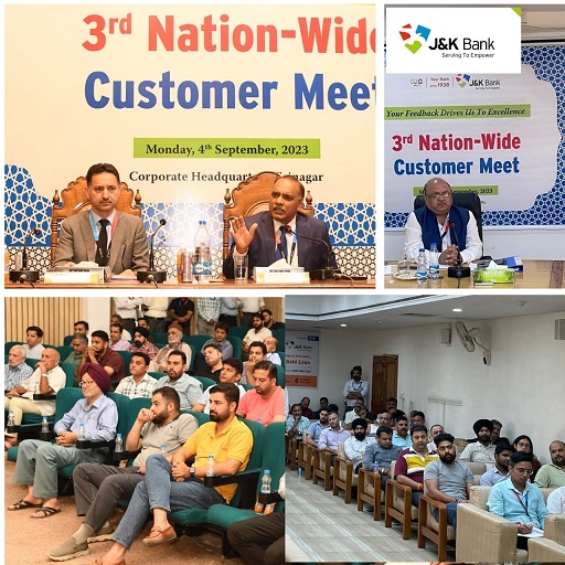 J&K Bank organizes 3rd bank-wide customer-meets Customer feedback…