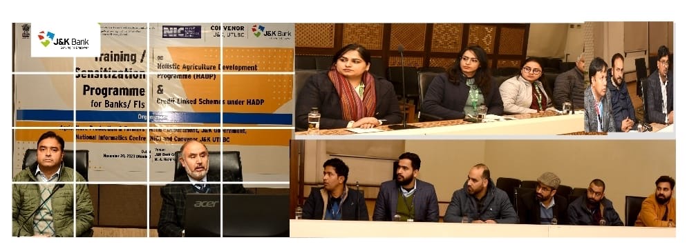 At J&K Bank headquarters, sensitization programme for banks held o…