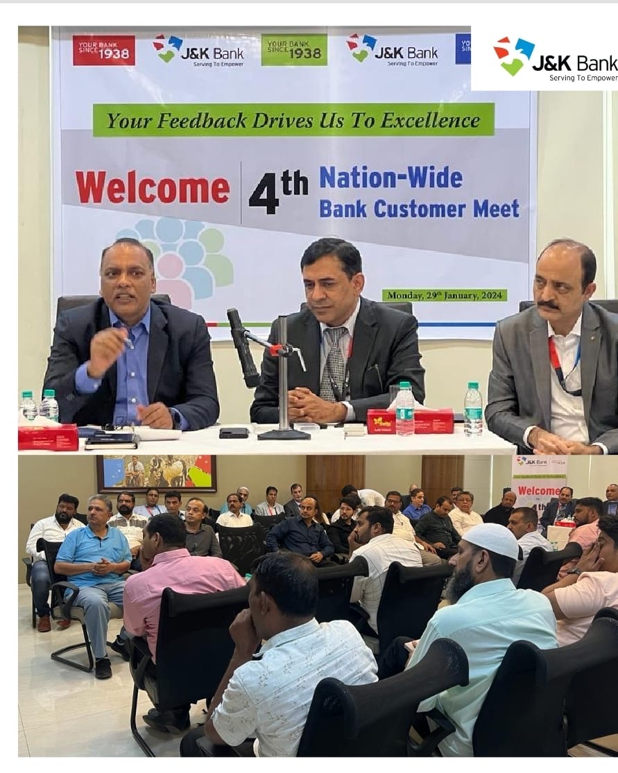 J&K Bank organises 4th country wide customer-meets Your feedback i…