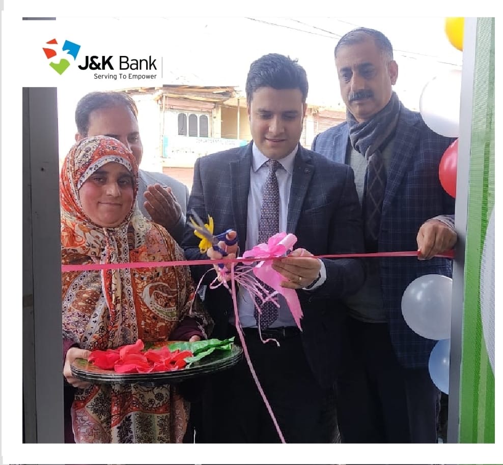 J&K Bank commissions an ATM in Kulgam