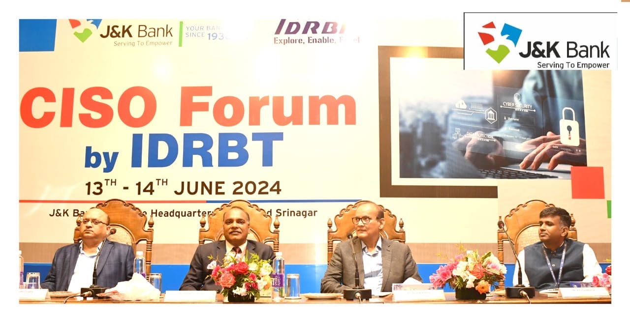 IDRBT kick starts 45th CISO Forum meet at J&K Bank Corporate Headq…