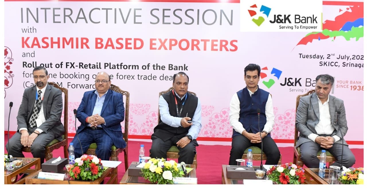 J&K Bank hosts an interactive session with exporters, rolls out FX…