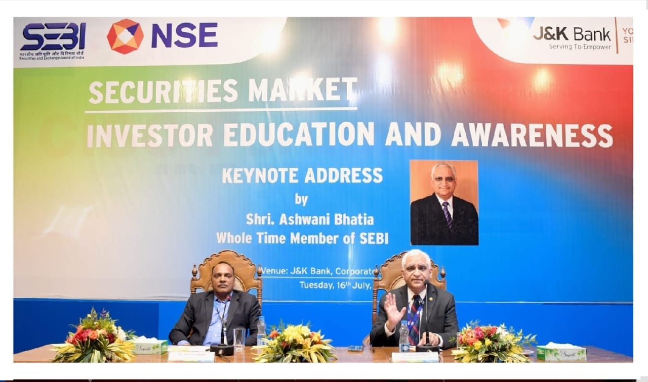 J&K Bank hosts SEBI's program on investor education and aware…