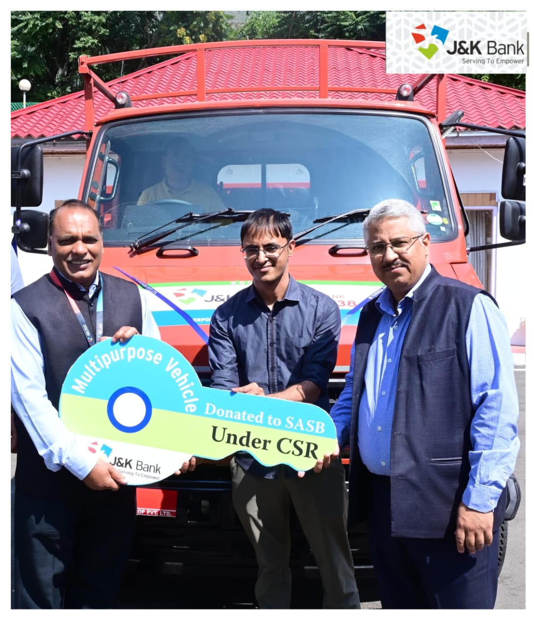 J&K Bank provides multi-purpose vehicle to Shri Amarnath Ji Shrine…