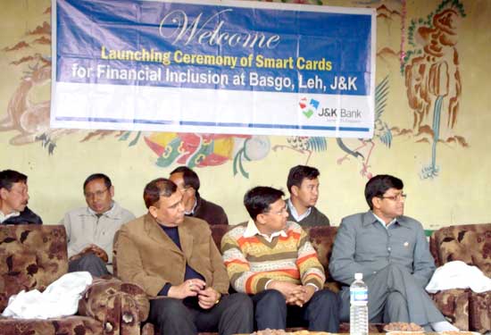 Bank achieves cent percent financial inclusion in Basgo village  : JK…