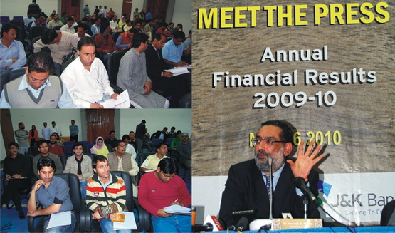 FY'09-10 :JK Bank registers highest ever profit of 512 cr. Target…