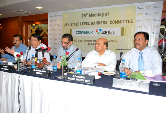 J&K SLBC meeting reviews performance of banks leads in ACP target…