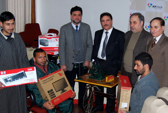 JK Bank gifts means of subsitence to differently abled