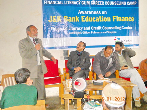 J&K Bank awareness Camp on ‘Education Loan' at Shopian