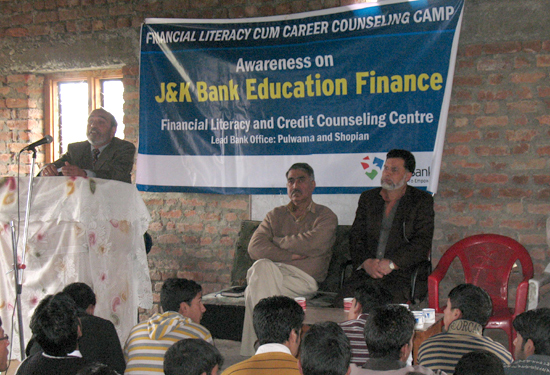 J&K Bank awareness Camp on ‘Education Loan' at Pulwama