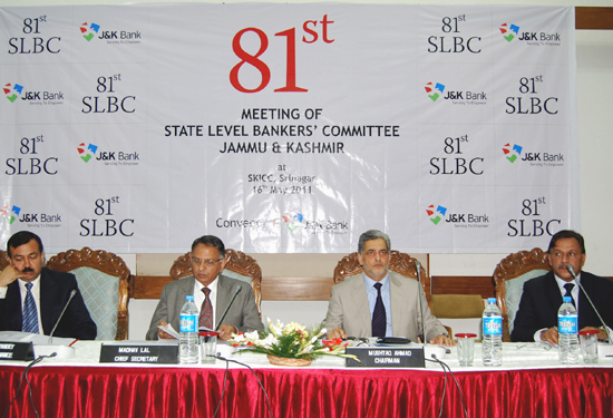81st SLBC meet : J&K Bank overachieves credit targets, disburses R…
