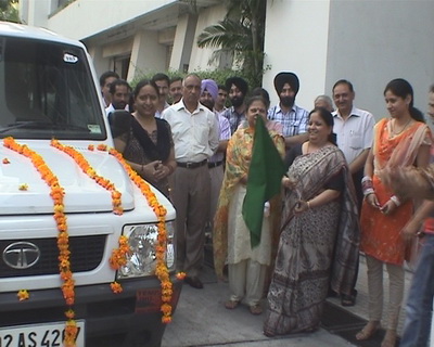 J&K Bank flags off 3rd cash van in Jammu