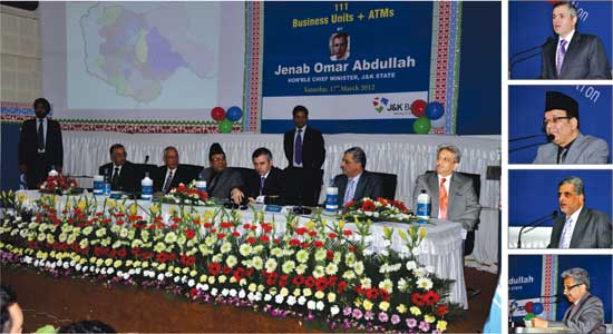 Chief Minister e-inaugurates J&K Bank's 41 B/Us, 70 ATMs
