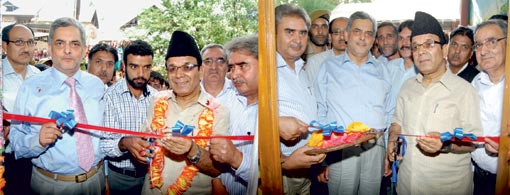 Finance minister inaugurates 2 Business Units in Budgam J&K Bank s…