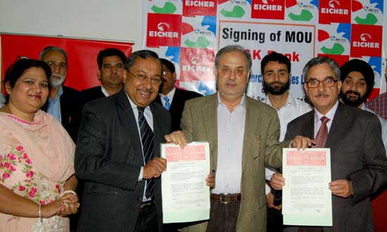 J&K Bank signs MoU with VE Commercial Vehicles Limited