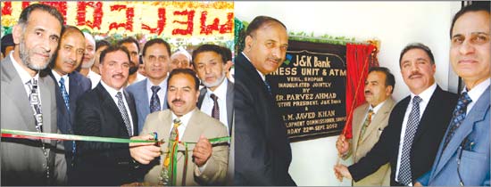 J&K Bank inaugurates Business unit, ATM at Vehil Shopian Bank for…