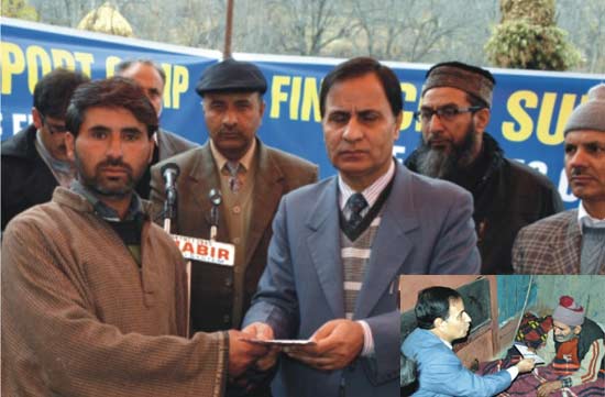 J&K Bank distributes cash relief among Frislan fire victims We rem…