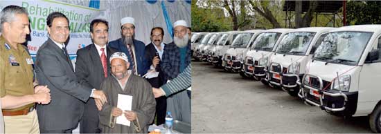 J&K Bank Platinum Jubilee initiative :  Rehabilitates Tonga-wallah…