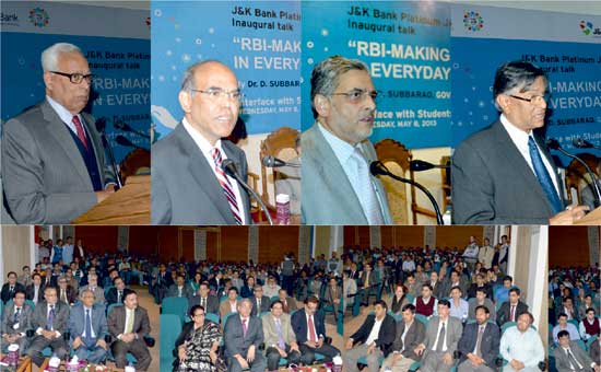 Governor RBI delivers J&K Bank Platinum Jubilee Lecture : Says J…