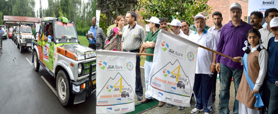 4th J&K Bank Mughal Rally flagged off