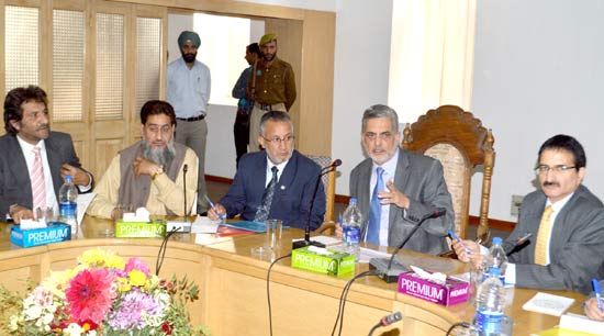 KEA representatives interact with Chairman J&K Bank Joint Consulta…
