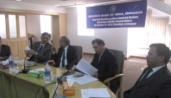 RESERVE BANK OF INDIA-SRINAGAR : TOWN HALL Meet on Micro, Small and Me…