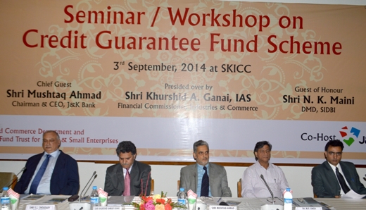 J&K Bank co-hosts workshop on  Credit Guarantee Fund Scheme