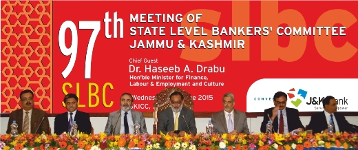 97th SLBC : JK Bank contributes 74 pc of total credit disbursed in sta…
