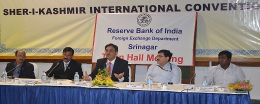 RBI holds Town Hall Meet  on FEMA at SKIIC, Srinagar